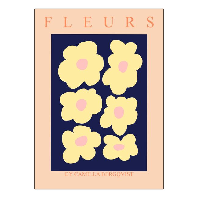 Fleurs Blå - Sans cadre