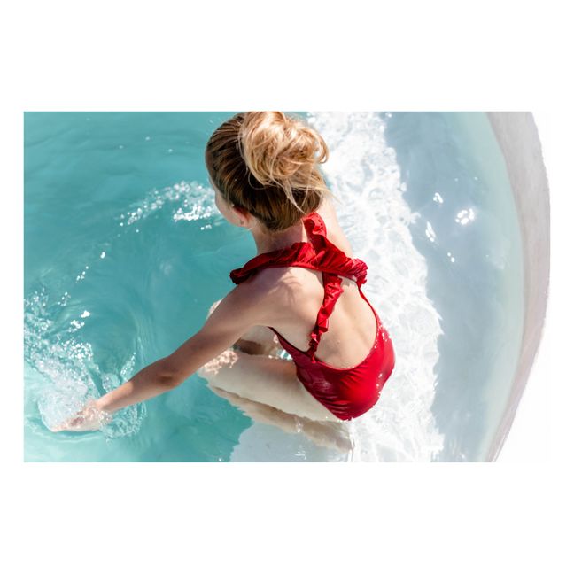 Alba Recycled Polyamide Swimsuit Rojo