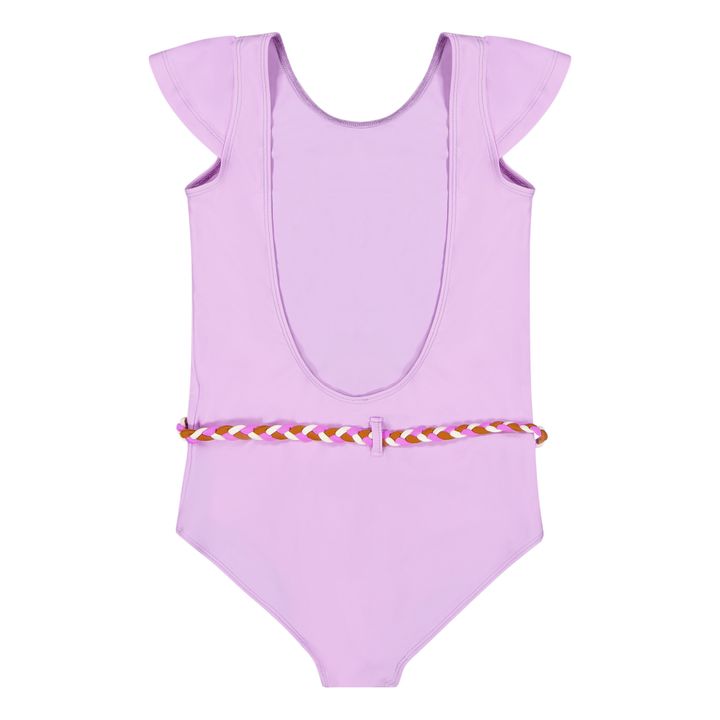Joan Recycled Polyamide Swimsuit Mauve- Product image n°3