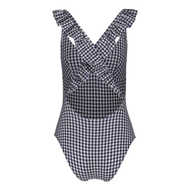 Allegra Gingham Swimsuit - Women’s Collection | Blue