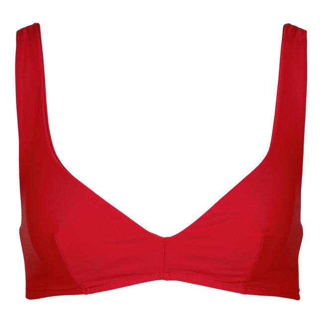 Deluca Recycled Polyamide Bikini Top - Women’s Collection - Red