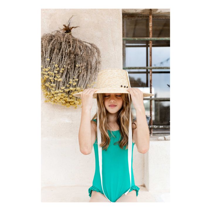 Lexy Recycled Polyamide Swimsuit | Green- Product image n°1
