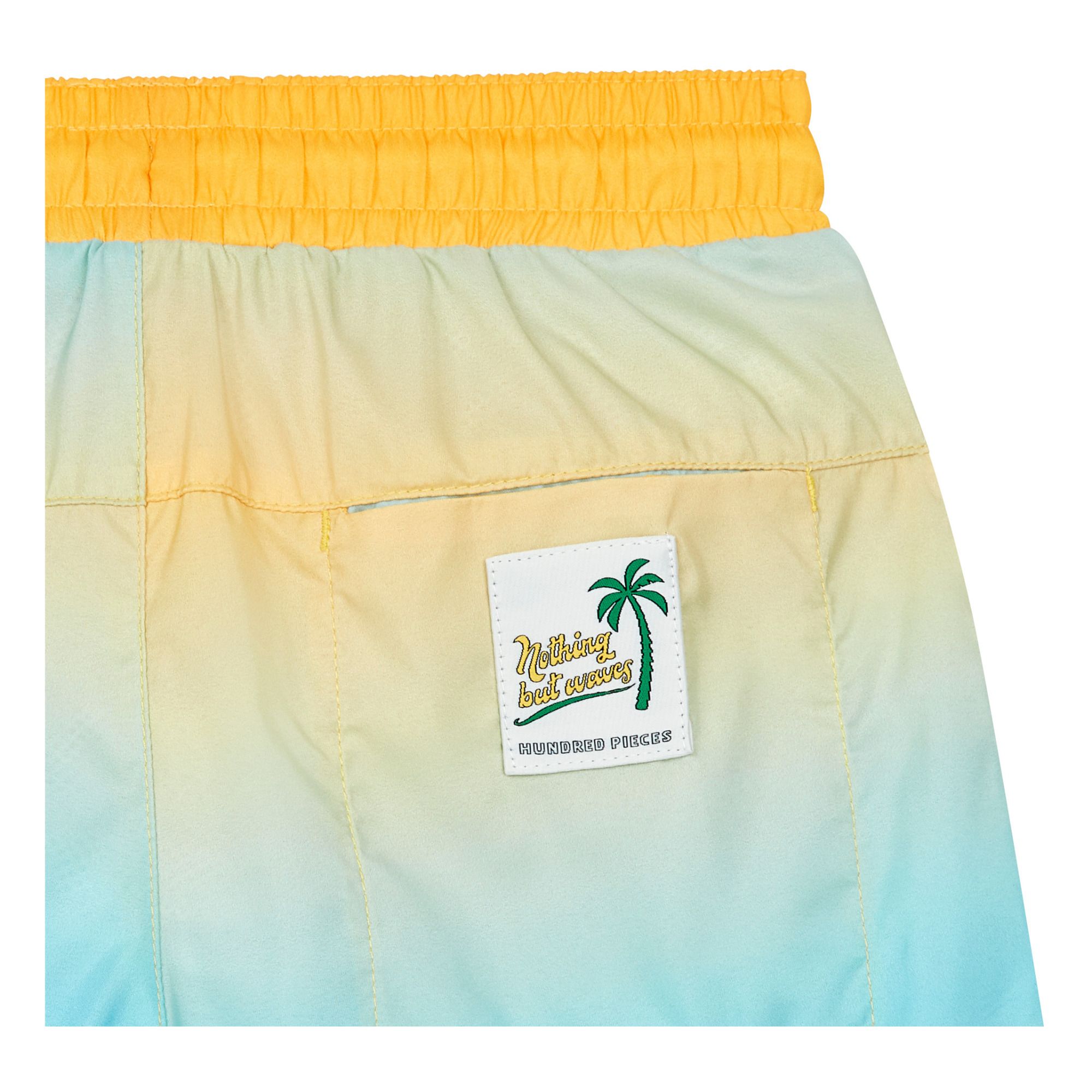 Mid-Length Swim Trunks Yellow- Product image n°1