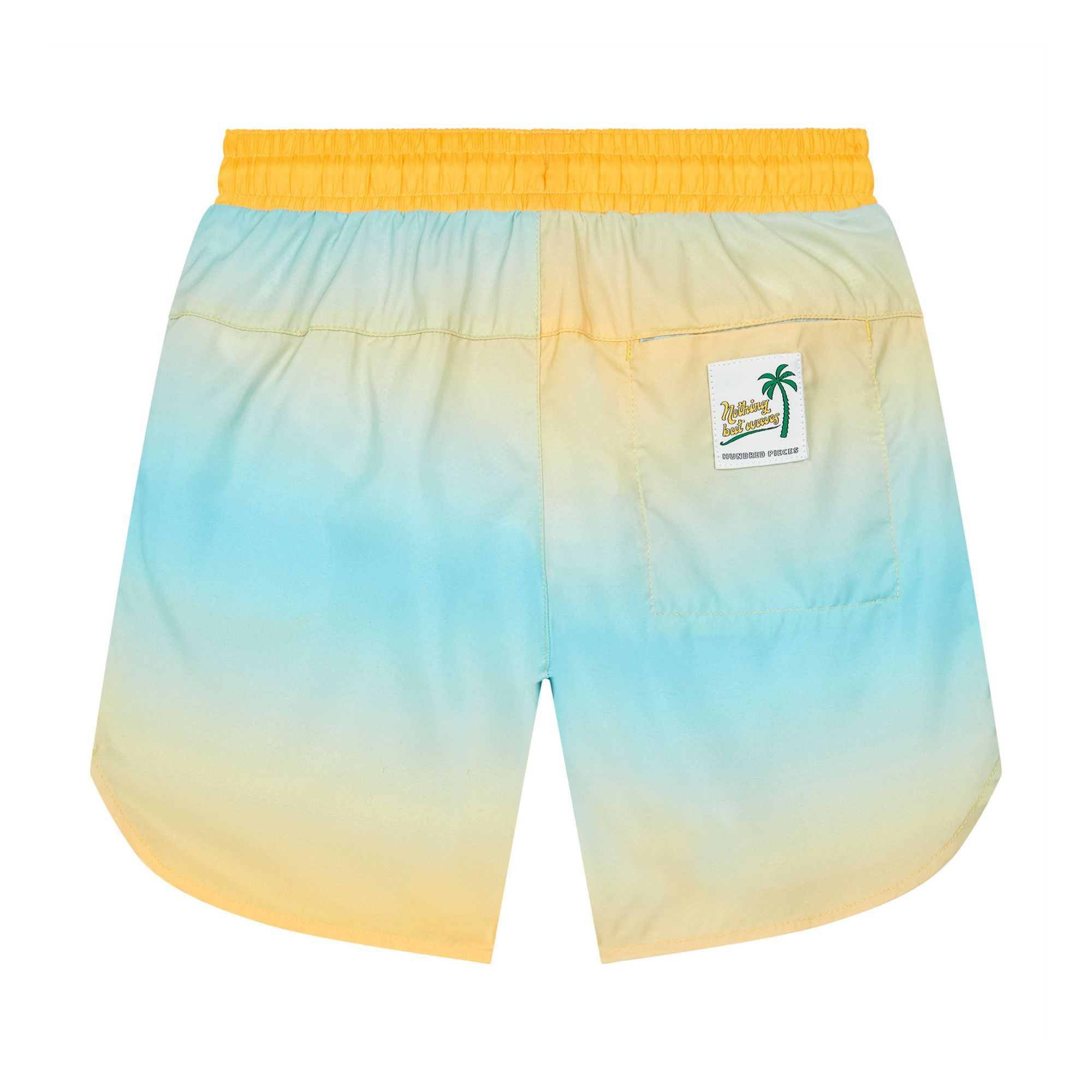 Mid-Length Swim Trunks Yellow- Product image n°2