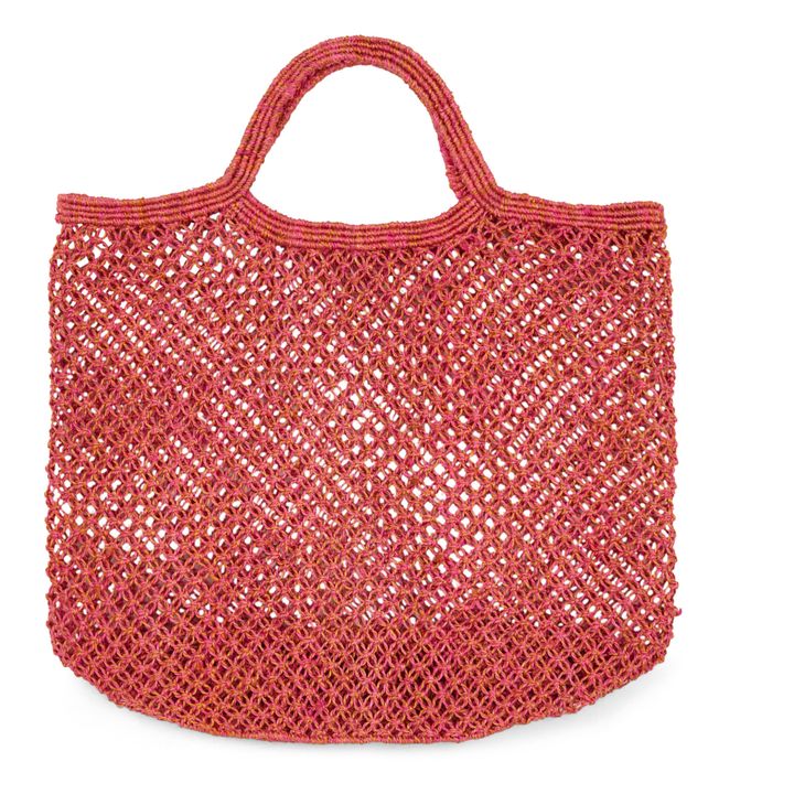 Macramé Shopping Bag | Orange- Product image n°0