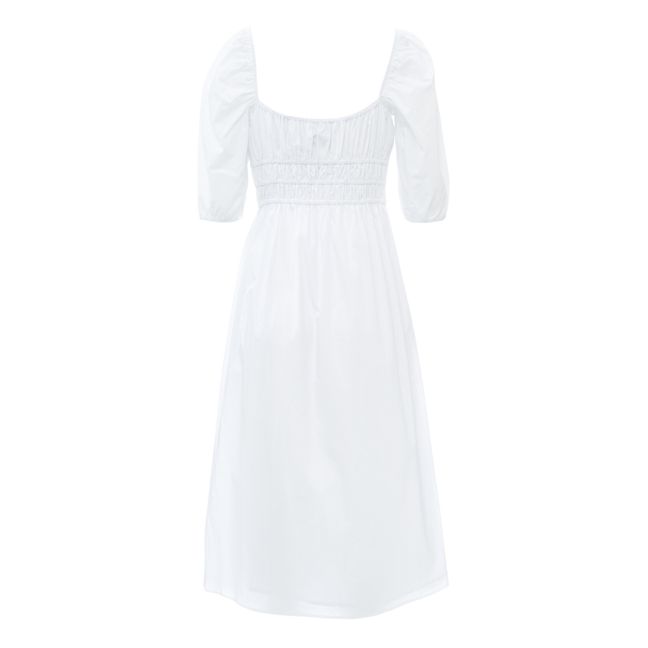 Harmonita OEKO-TEX® Cotton Poplin Midi Dress Weiß