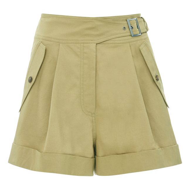 Pantalón corto Tobby de lino | Oliva