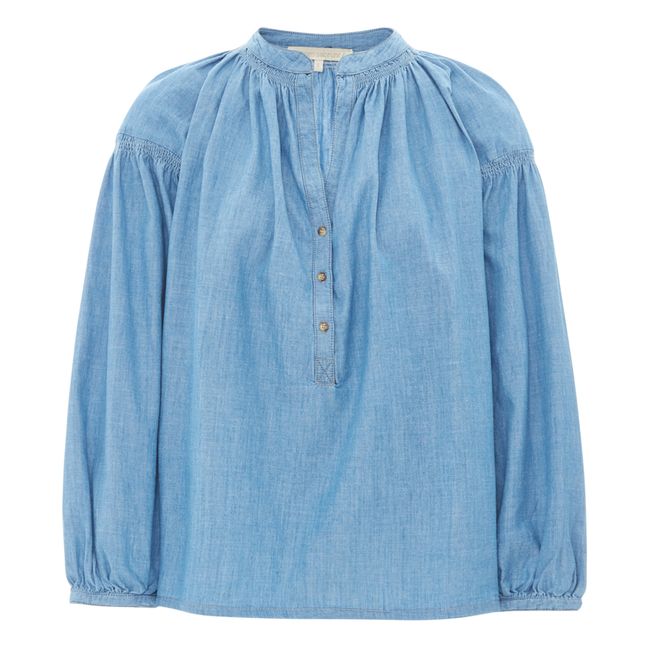 Blusa Nipoa cambray | Azul