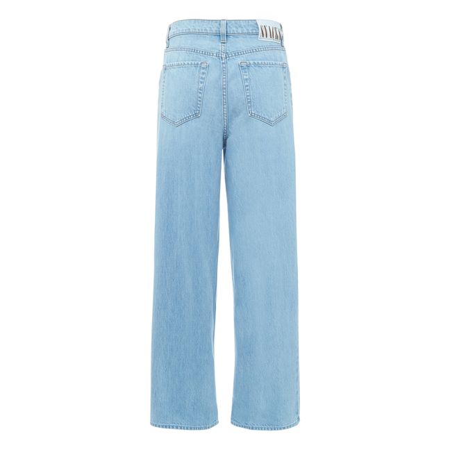 The Pleated Fun Dip Puddle Jeans Blue