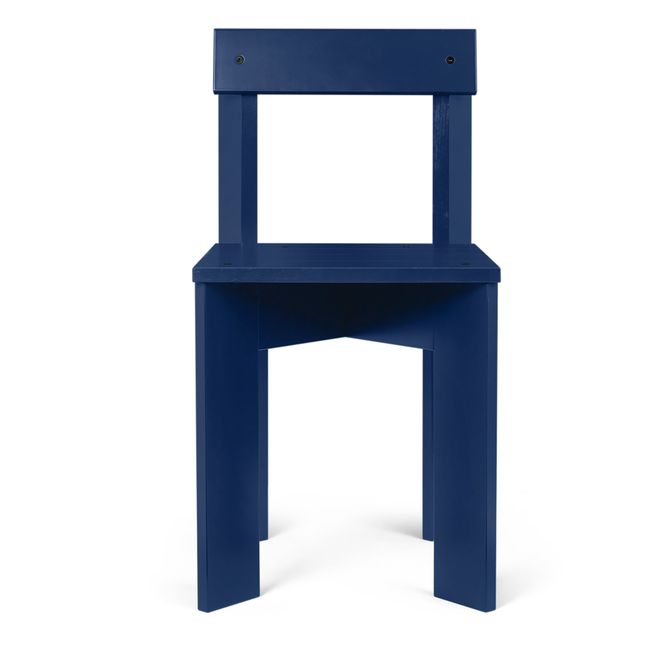 Ark Wooden Chair - FSC Blu