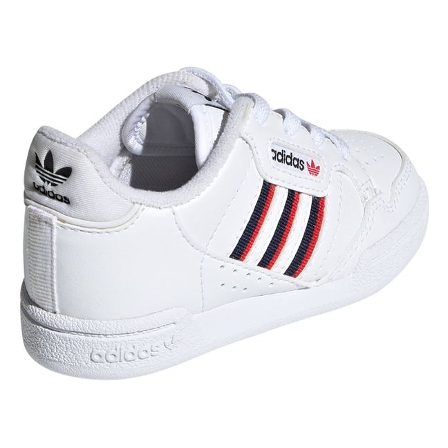 Continental 80 Lace-Up Striped Sneakers Bianco