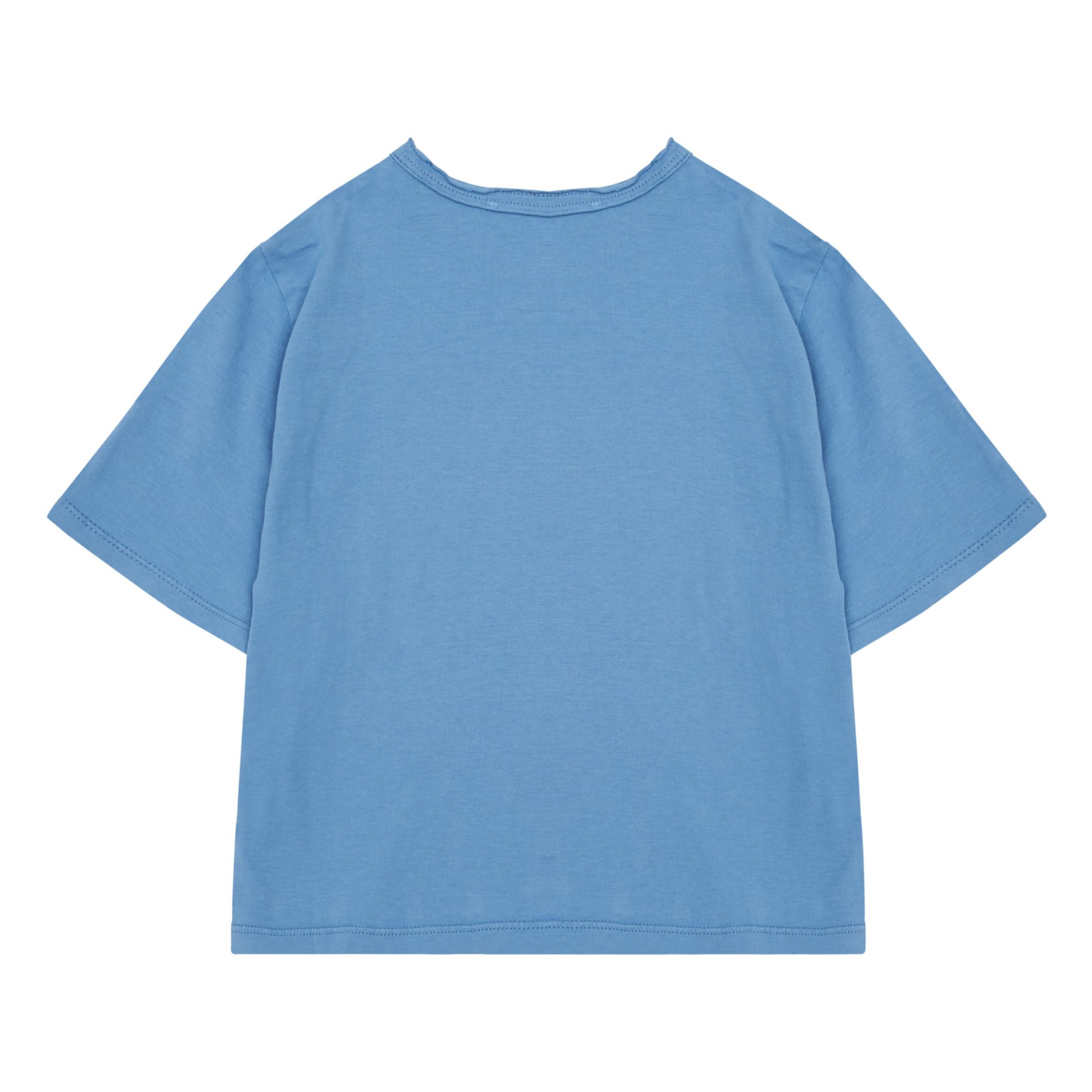 Camiseta con bolsillo Azul- Imagen del producto n°2