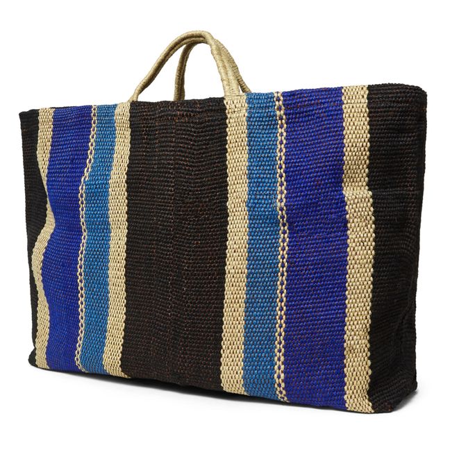 Jute Striped Bag - Extra Large | Brown