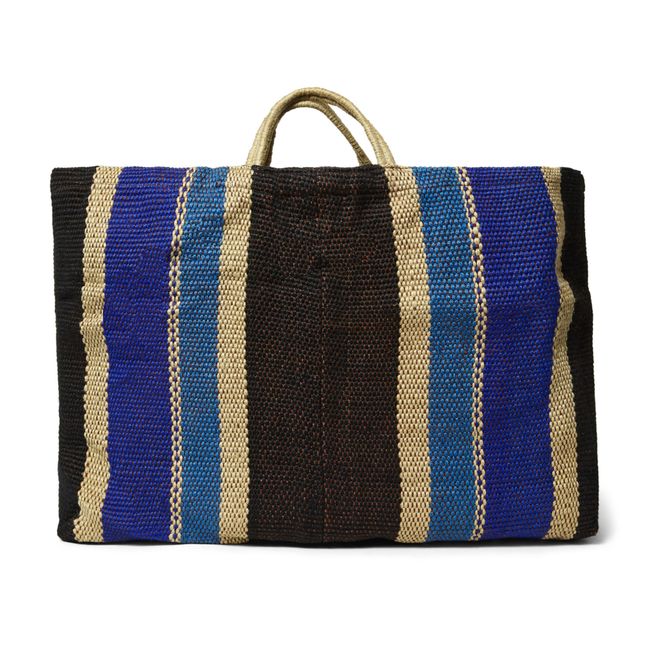 Jute Striped Bag - Extra Large | Brown