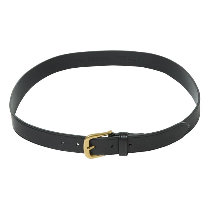 Leather belt | Black- Product image n°0