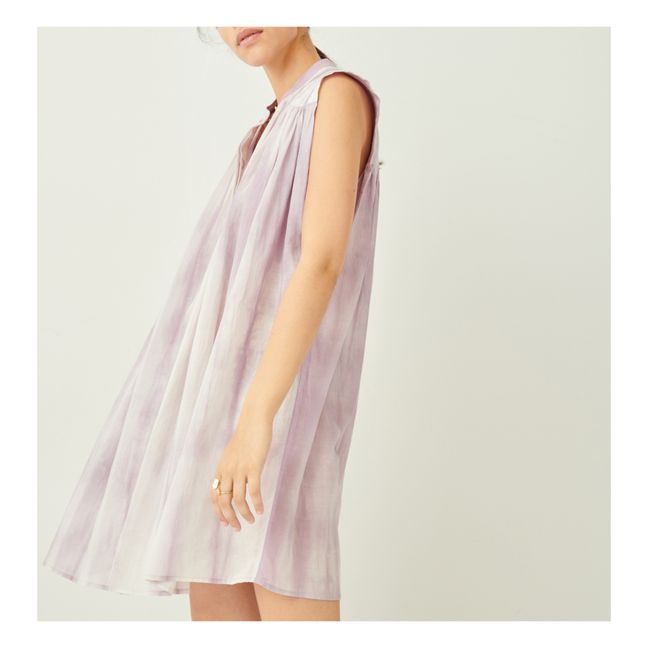 Doralone Tie-Dye Dress Lilac