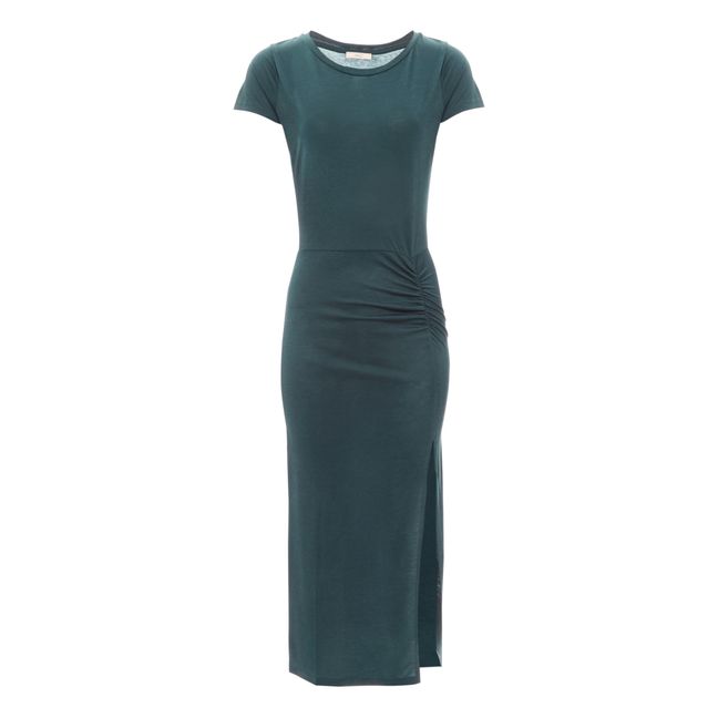 Varuna Jersey Split Dress Grün