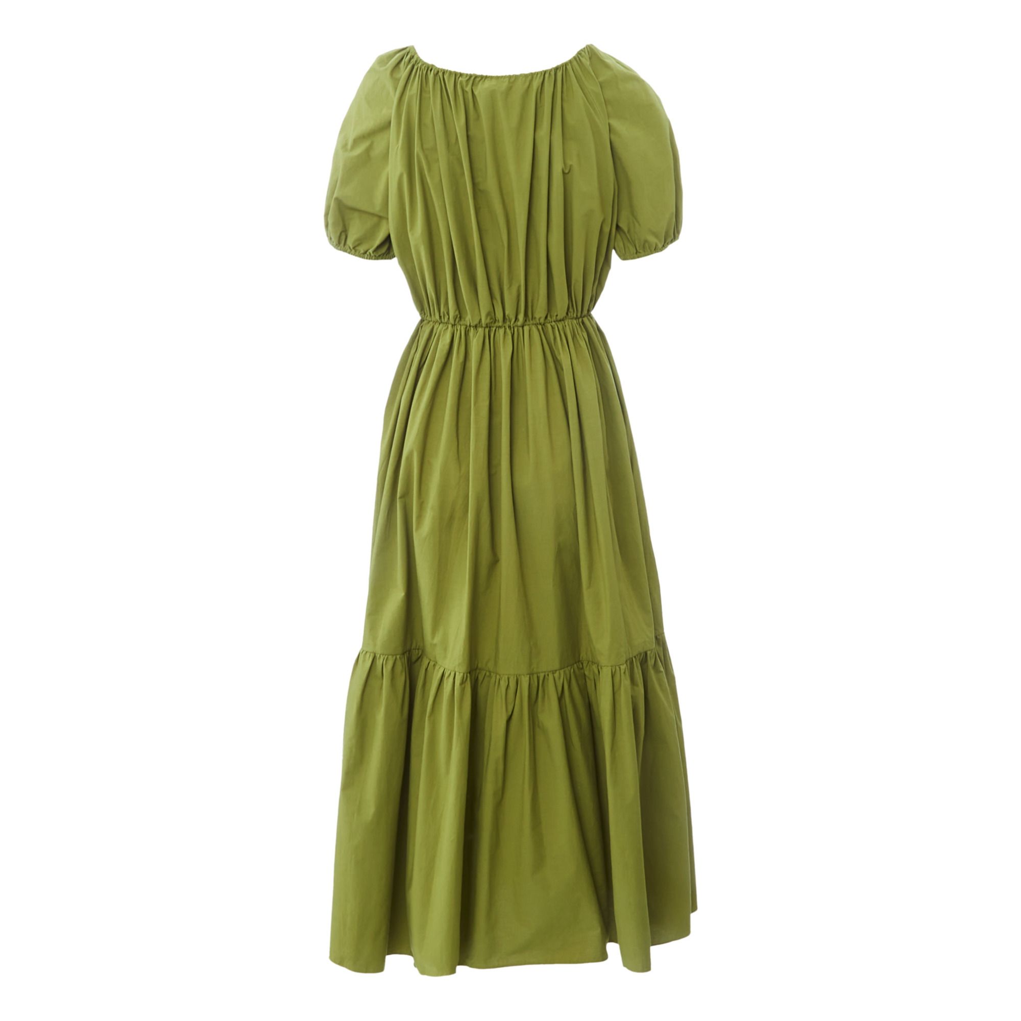 Drawcord Dress Olive green Matteau Fashion Adult