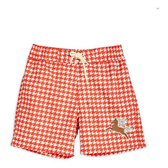 Recycled Polyester Anti-UV Shorts Rosso