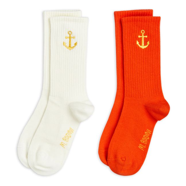Anchor Socks - Set of 2 | Rot