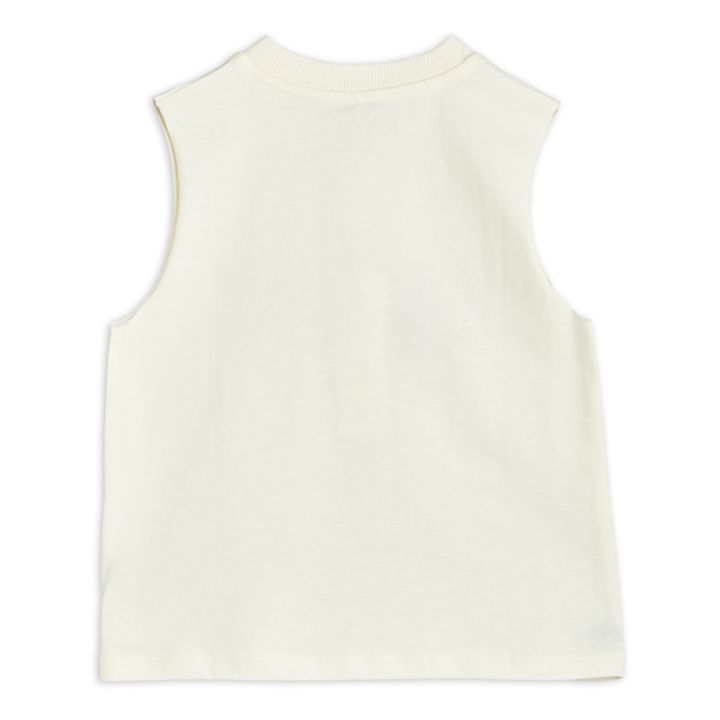 Organic Cotton Cat Triplets Tank Top White- Product image n°6