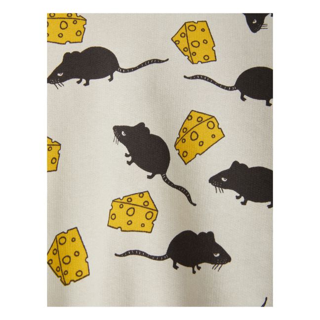 Organic Cotton Mouse Sweatshirt Gris Claro