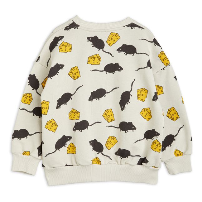 Organic Cotton Mouse Sweatshirt Grigio chiaro