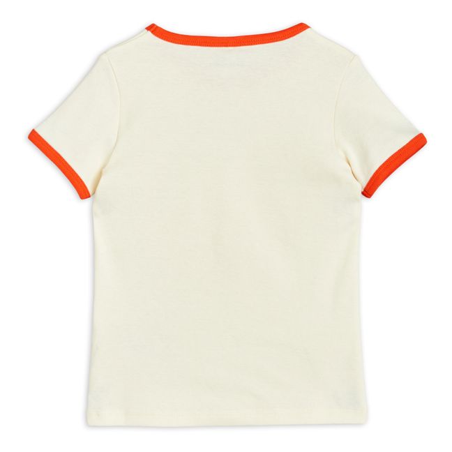 Organic Cotton Cat Logo T-Shirt | Rot