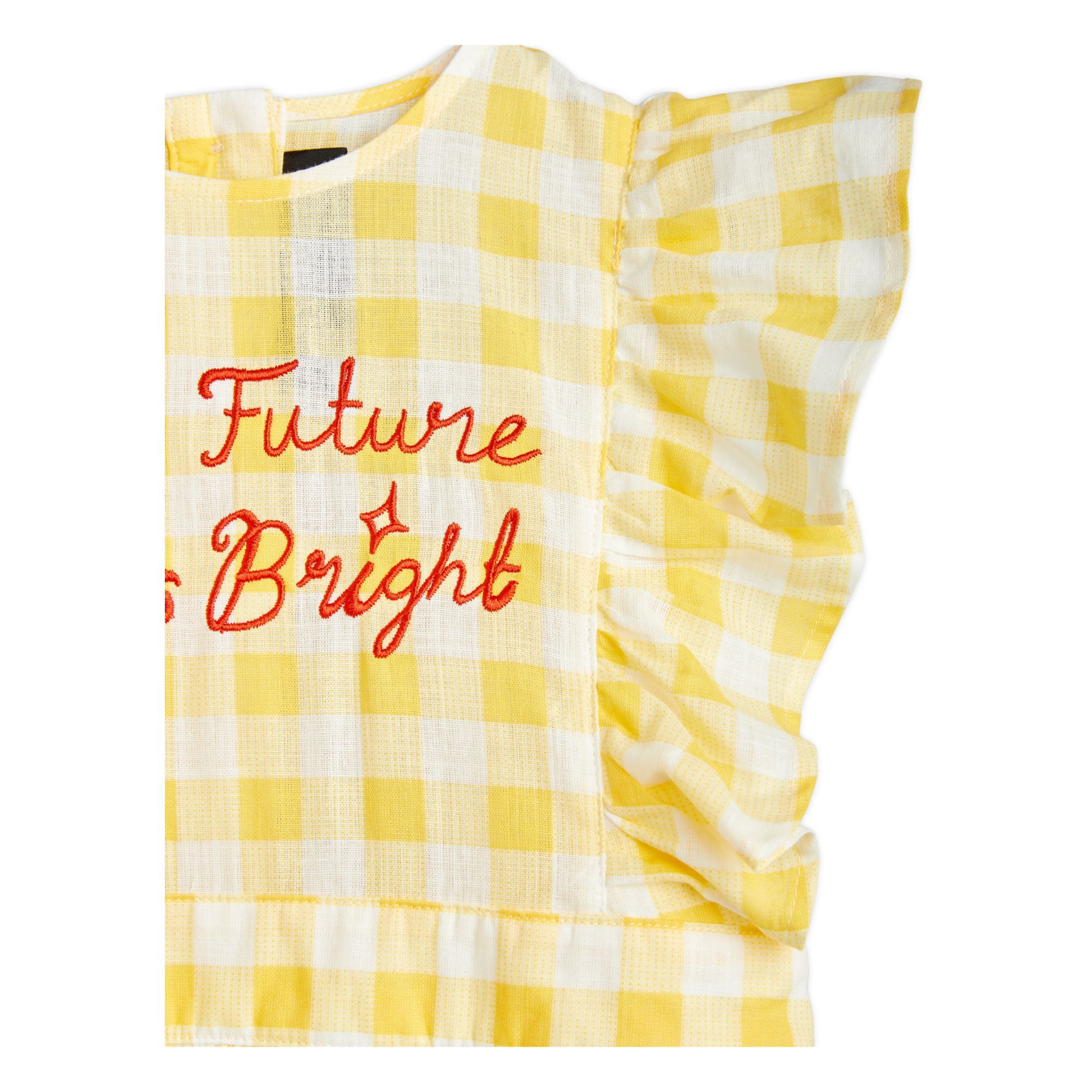 Gingham Dress Yellow- Product image n°2