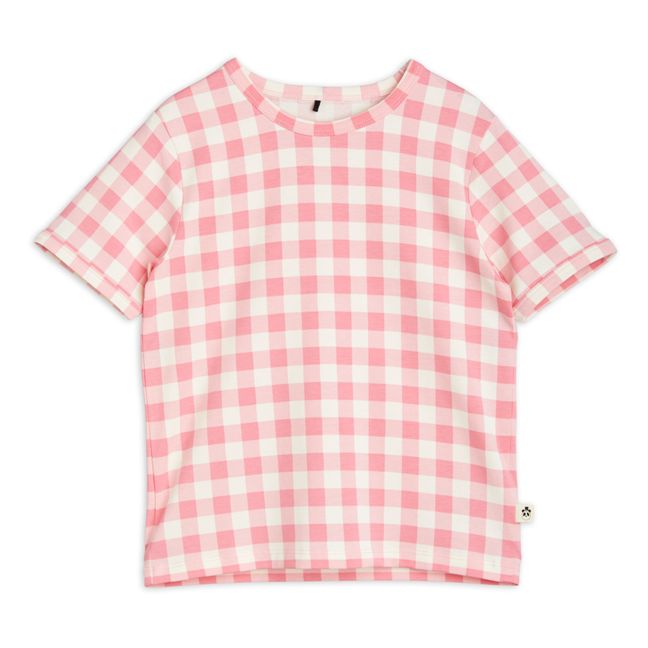 Gingham T-Shirt | Rosa