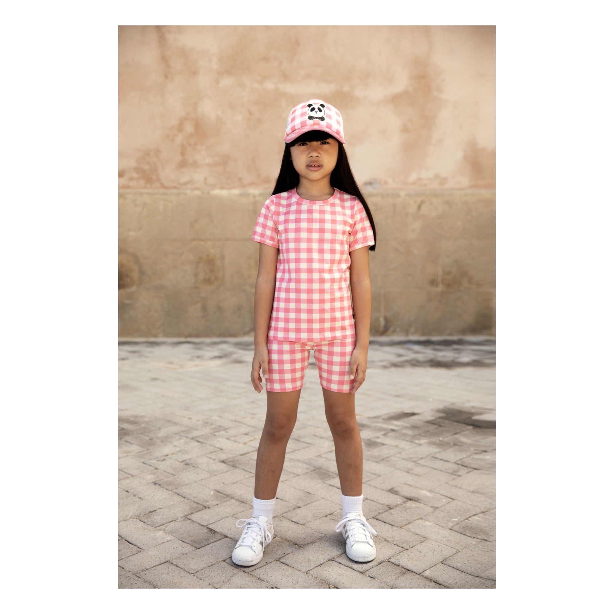 Gingham T-Shirt Pink- Product image n°1