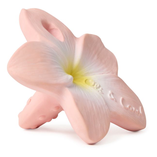 Gioco per favorire la dentizione, modello: Bella il fiore | Rosa