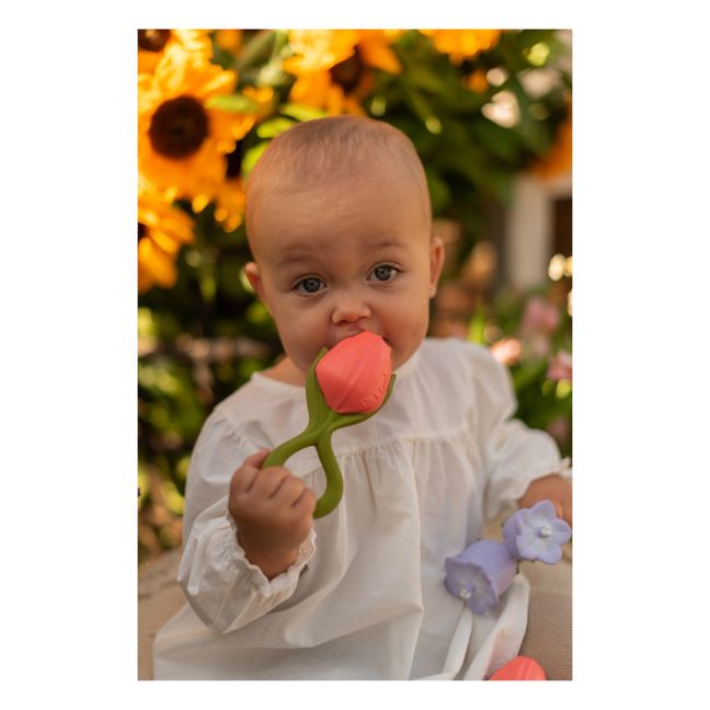 Jouet de dentition Tulipe | Rouge