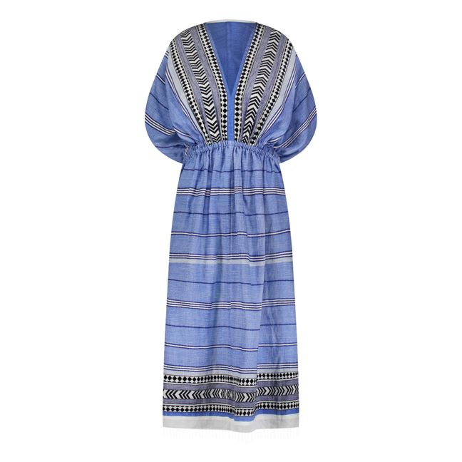 Neela Plunge Neck Dress | Azul
