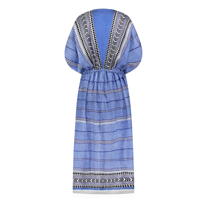 Neela Plunge Neck Dress | Azul- Imagen del producto n°2