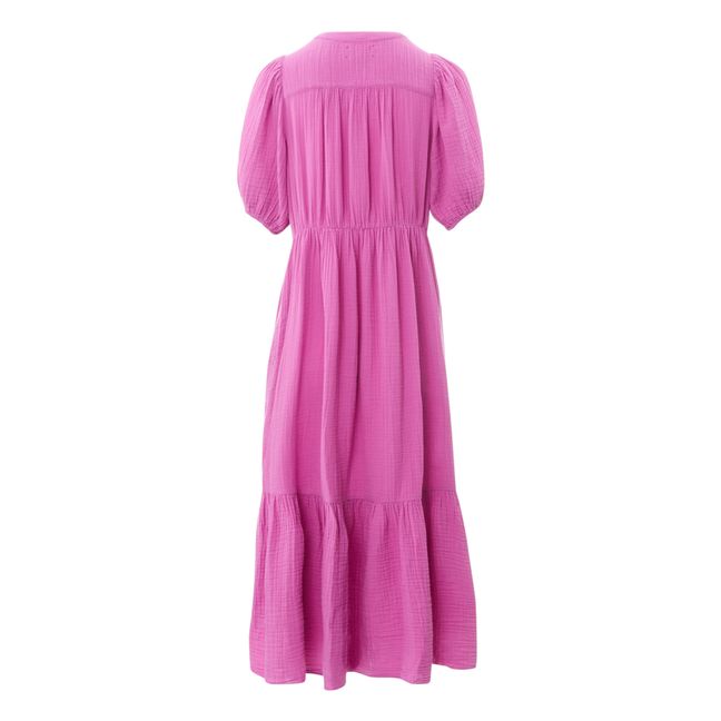 Lennox Cotton Muslin Dress Pink