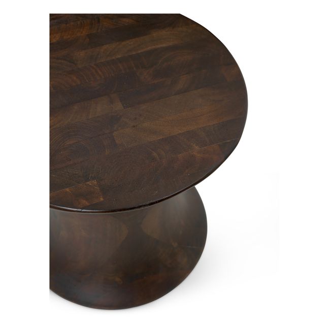 Tabouret Spin en bois FSC | Brun