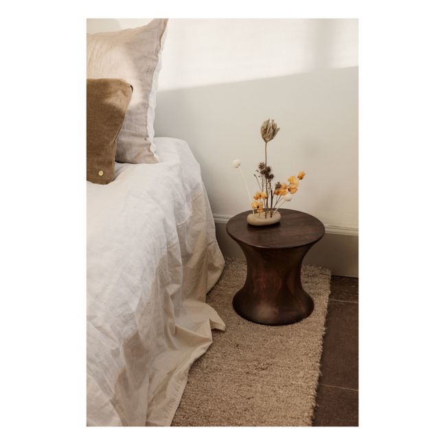 Tabouret Spin en bois FSC | Brun