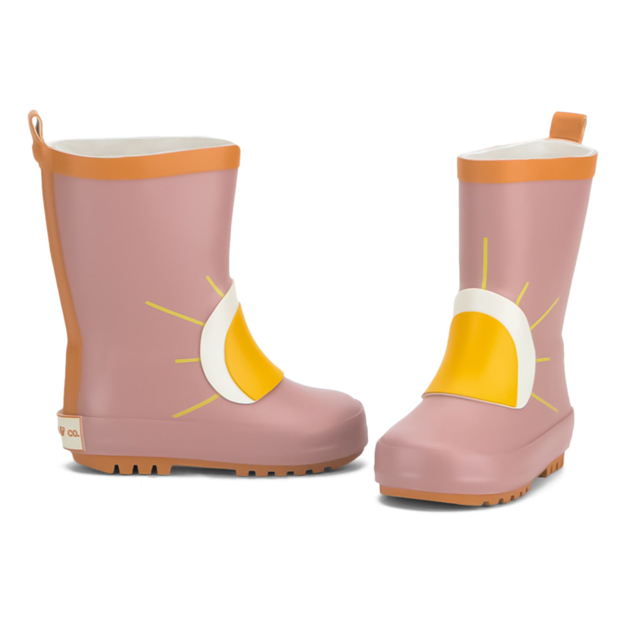 Oeps onregelmatig dealer Grech & Co - Natural Latex Rain Boots - Dusty Pink | Smallable