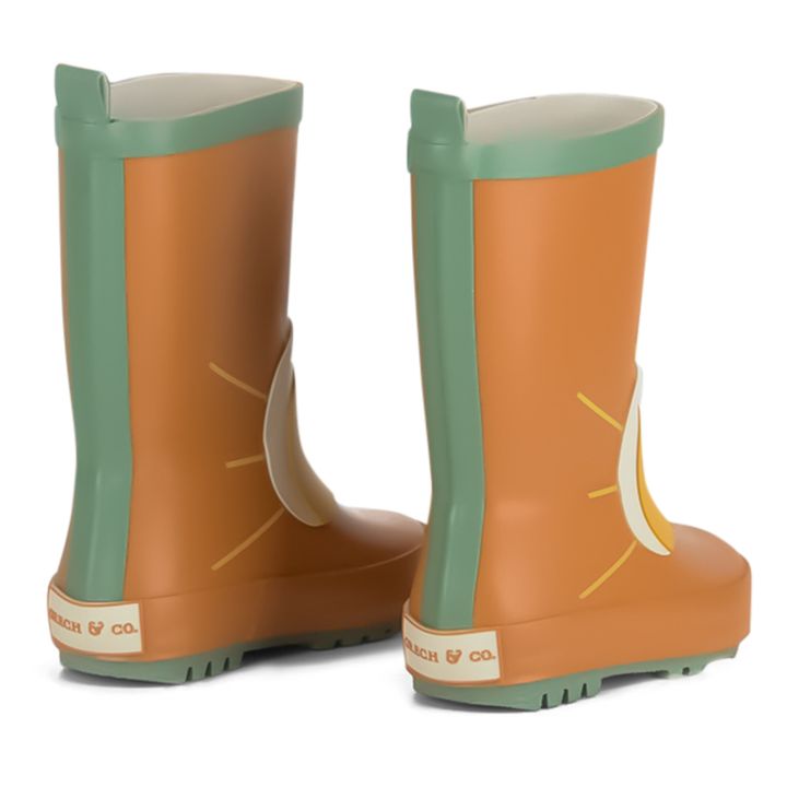 Natural Latex Rain Boots | Arancione- Immagine del prodotto n°3