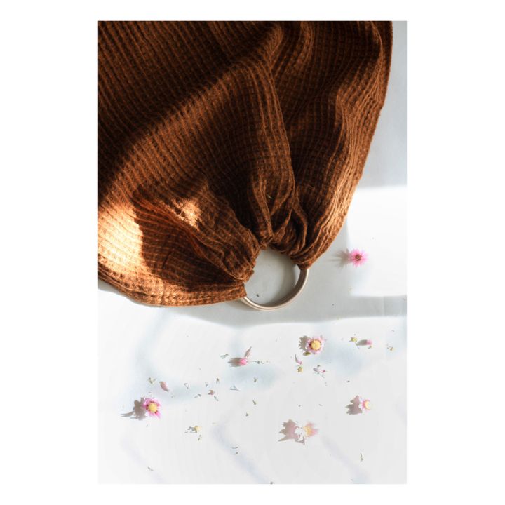 Linen Baby Carrier | Brown- Product image n°5