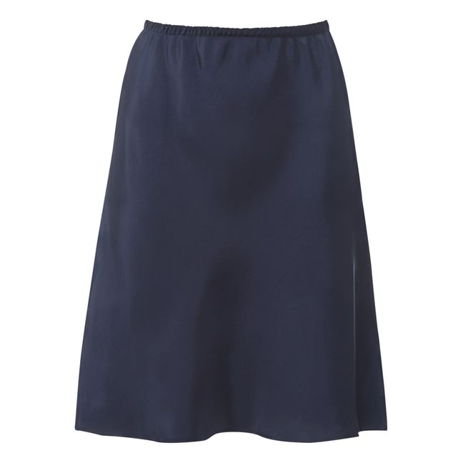 Lolipop Flowy Twill Skirt Azul Marino
