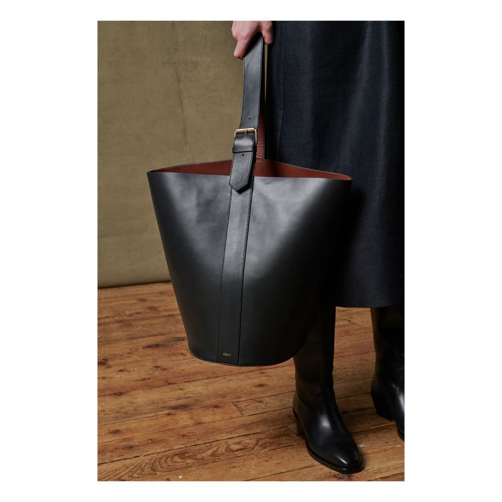 Saul Leather Bag Black- Product image n°1