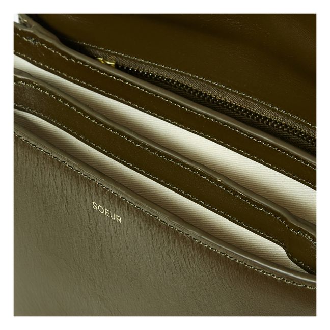 Bellissima Leather Bag Khaki