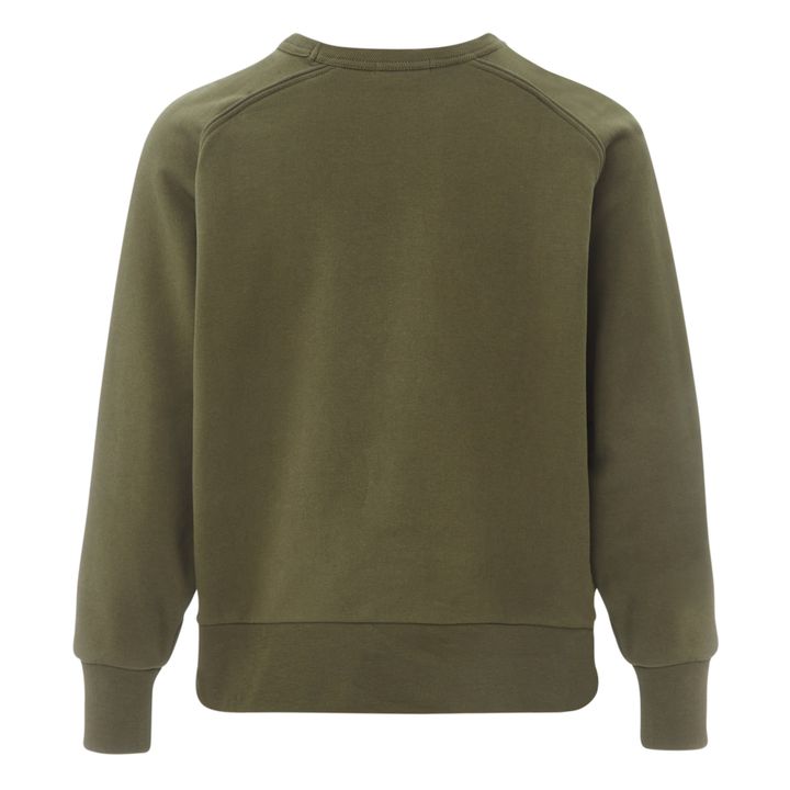 Pascal Organic Cotton Sweatshirt | Khaki- Product image n°1