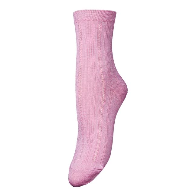 Drake Glitter Socks | Pink