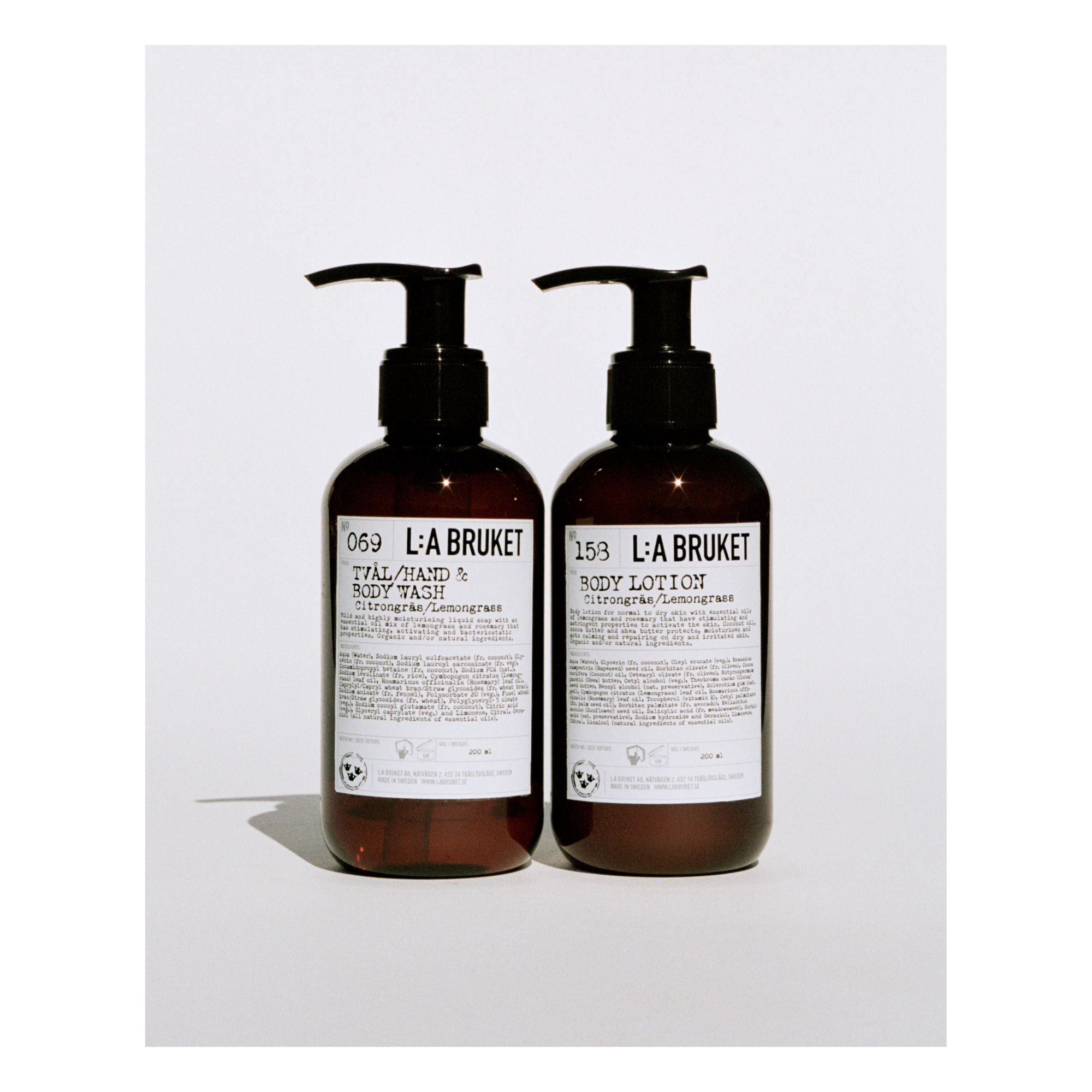 209 Duo-kit Liquid Soap/Body Lotion Lemongrass 190 ml- Product image n°1
