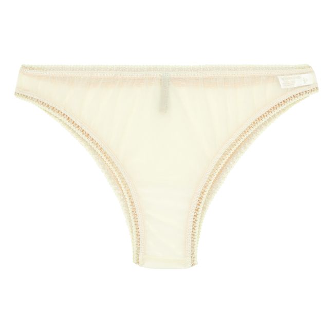 Arca Tulle Briefs Pale yellow