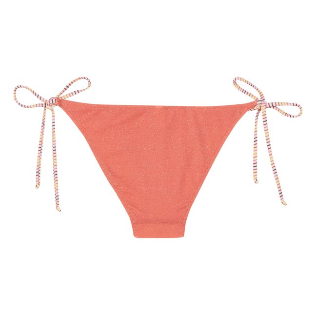 Malène Sparkly Bikini Bottoms Arancione
