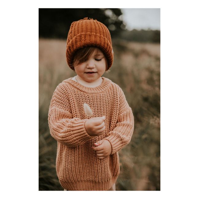 Pull Chunky Coton Bio | Vieux Rose